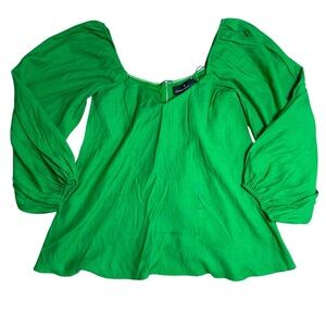 Pomander Place size XS off the shoulder blouse green XS
